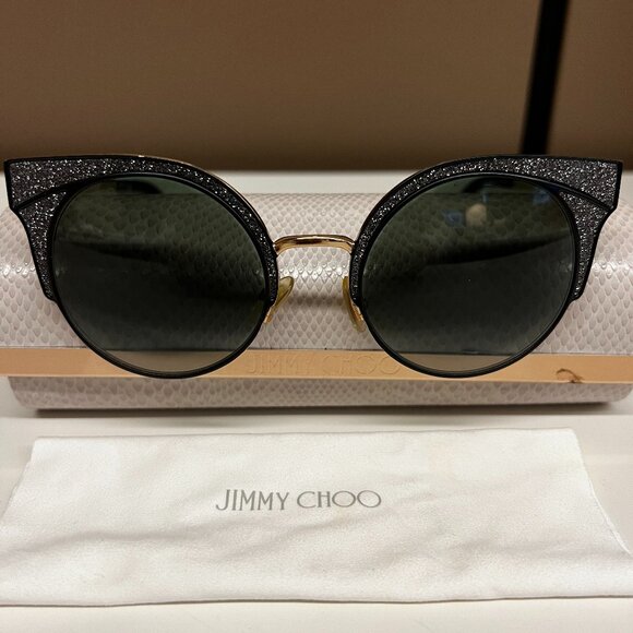 Jimmy Choo Cat Eye Sparkly Sunglasses main image 5